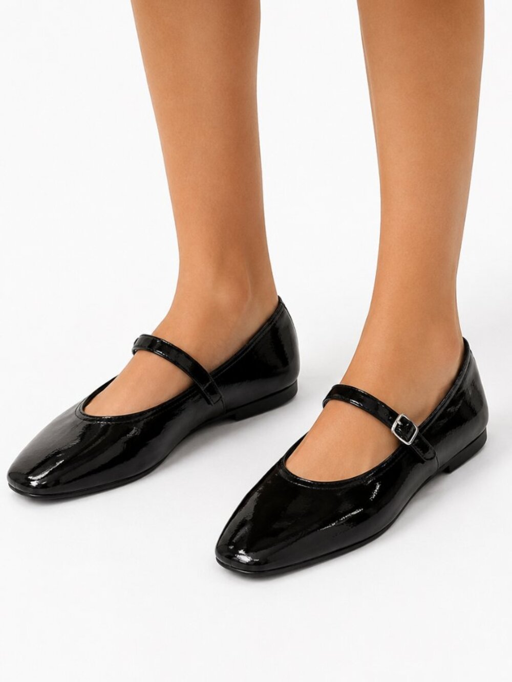 NWT A New Day Black Patent Mary Jane Flats Size 10